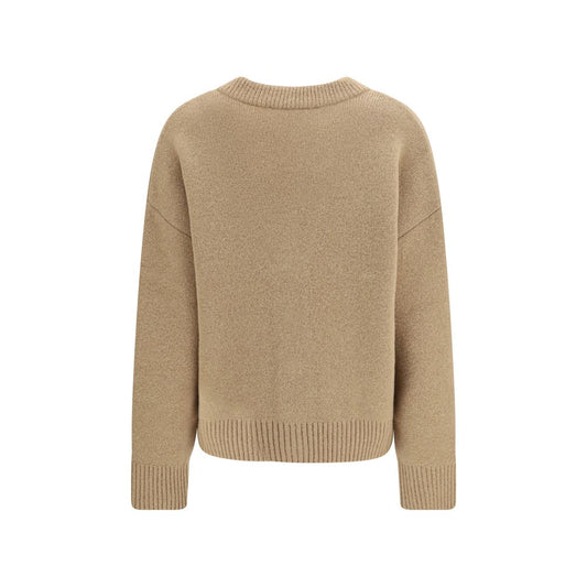 Beige Alpaca Vicugna Pacos Cardigan