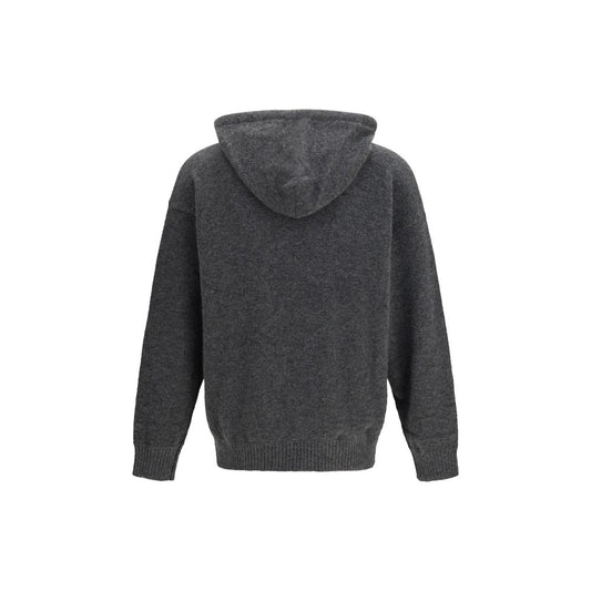Gray Cashmere Hoodie