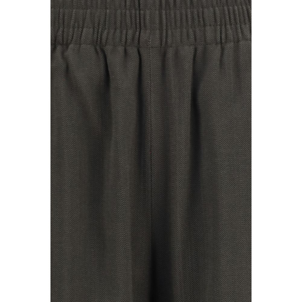 Bicolor Viscose Casual Pants