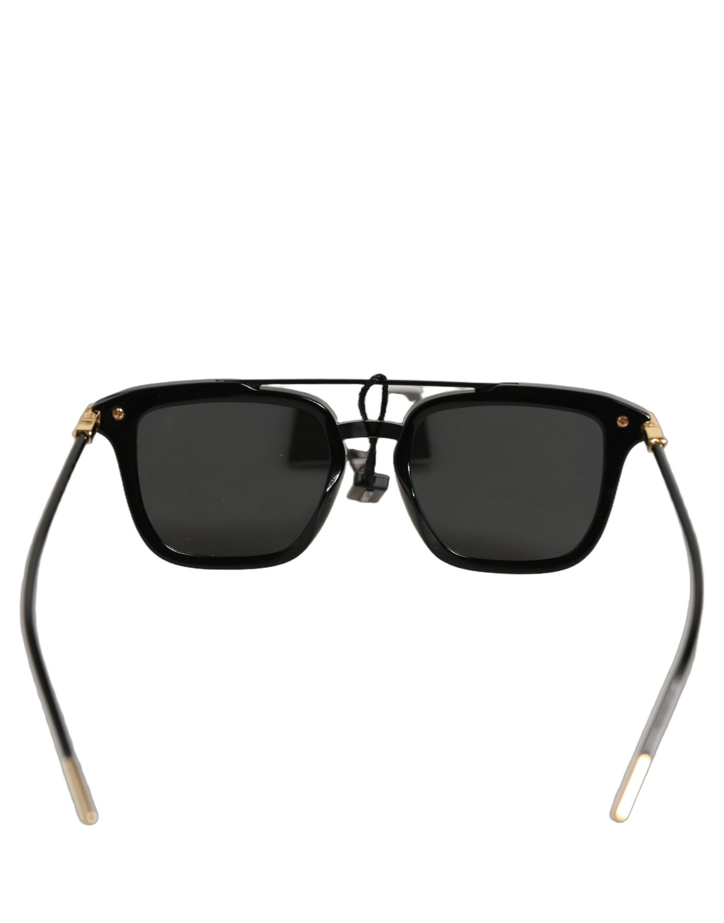 Black DG4327F Double Bridge Square Frame Sunglasses