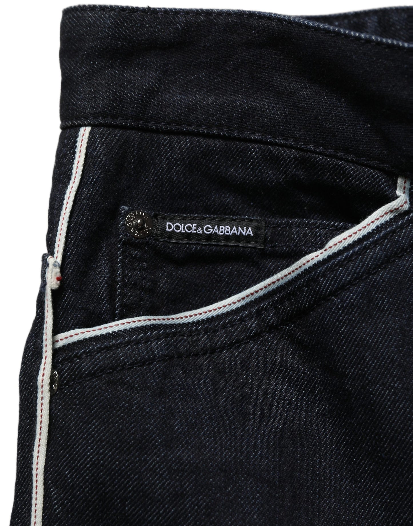 Black Cotton Stretch Straight Men Denim Jeans