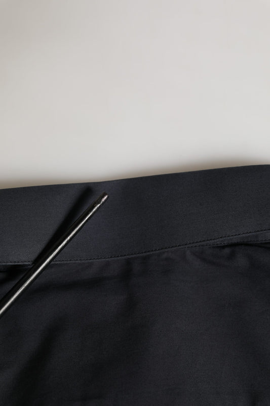 Black GOLD Long Sleeves Formal Dress Shirt