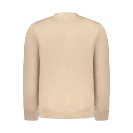 Brown Cotton Men's Sweatshirt