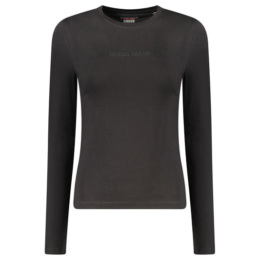 Black Cotton Women's T-Shirt