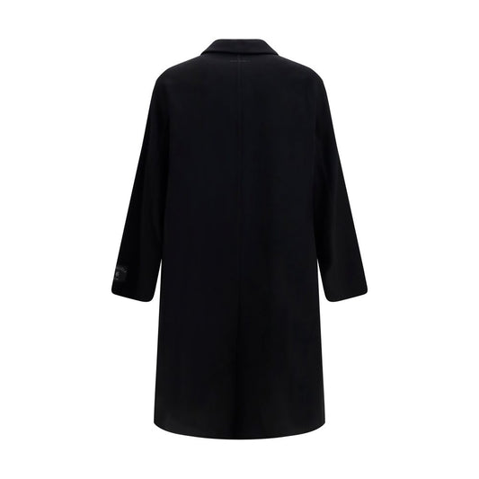 Black Wool Oves Aries Coat