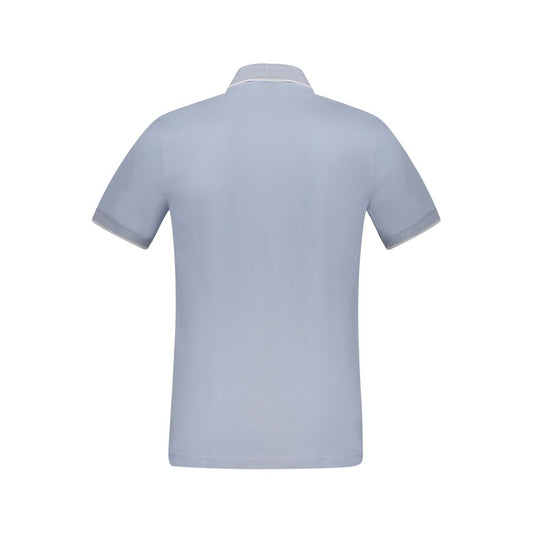 Azure Cotton Men's Polo Shirt