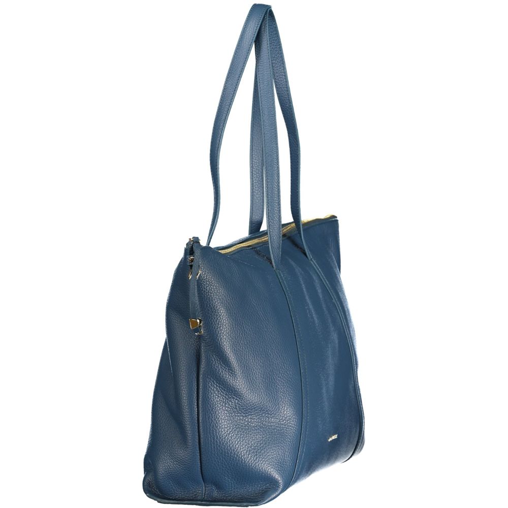 Blue Leather Women's Bag