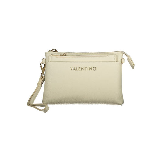 Beige Polyurethane Women's Wallet