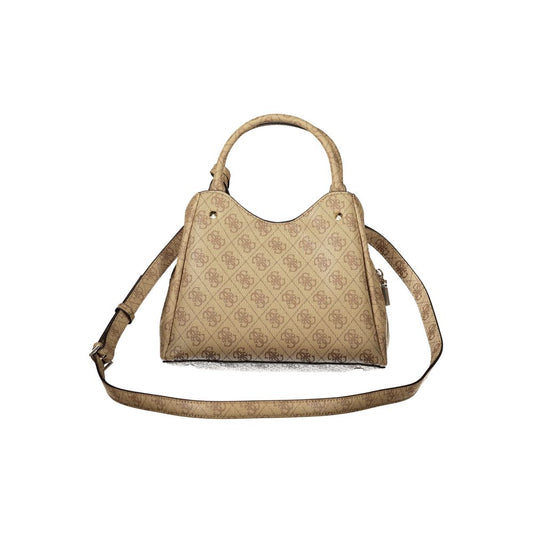 Beige Polyethylene Handbag