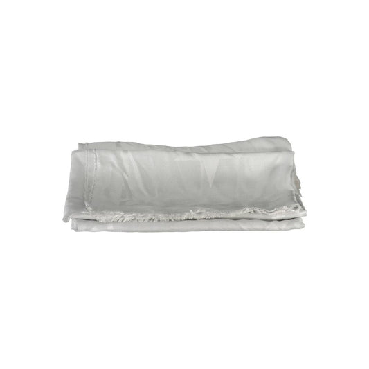 Gray Silk Scarf