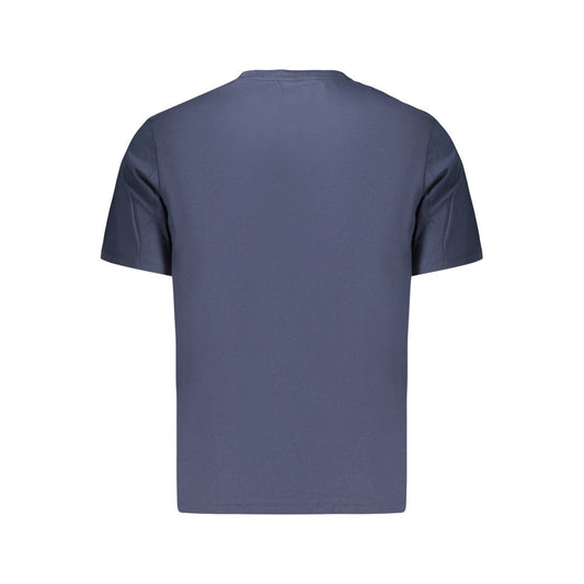 Blue Cotton Men's T-Shirt