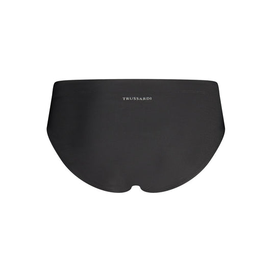 Black Polyamide Men's Brief