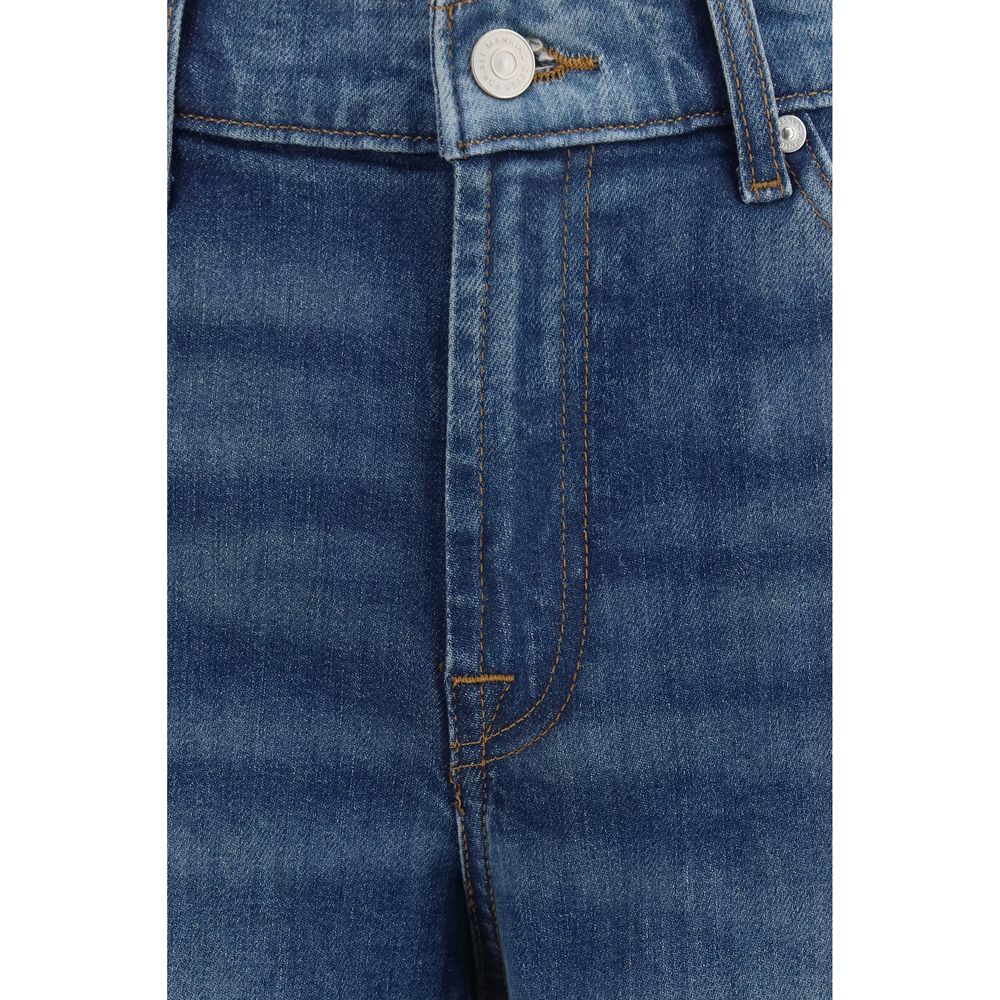 Blue Cotton Jeans Denim