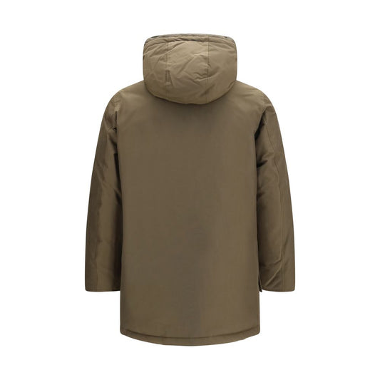 Bicolor Cotton Parka