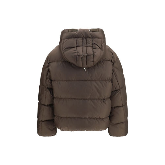 Brown Goose Down Full-Length Jacket