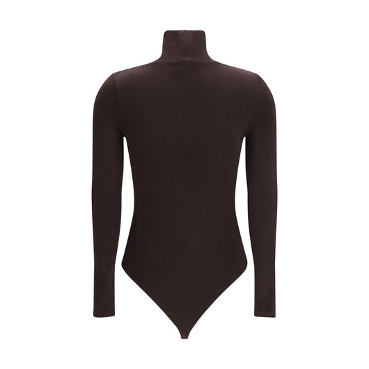 Brown Cotton Bodysuit