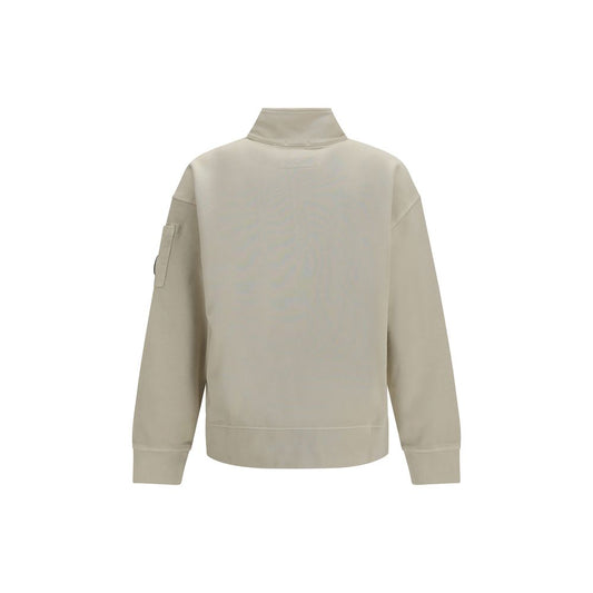Beige Cotton Sweatshirt