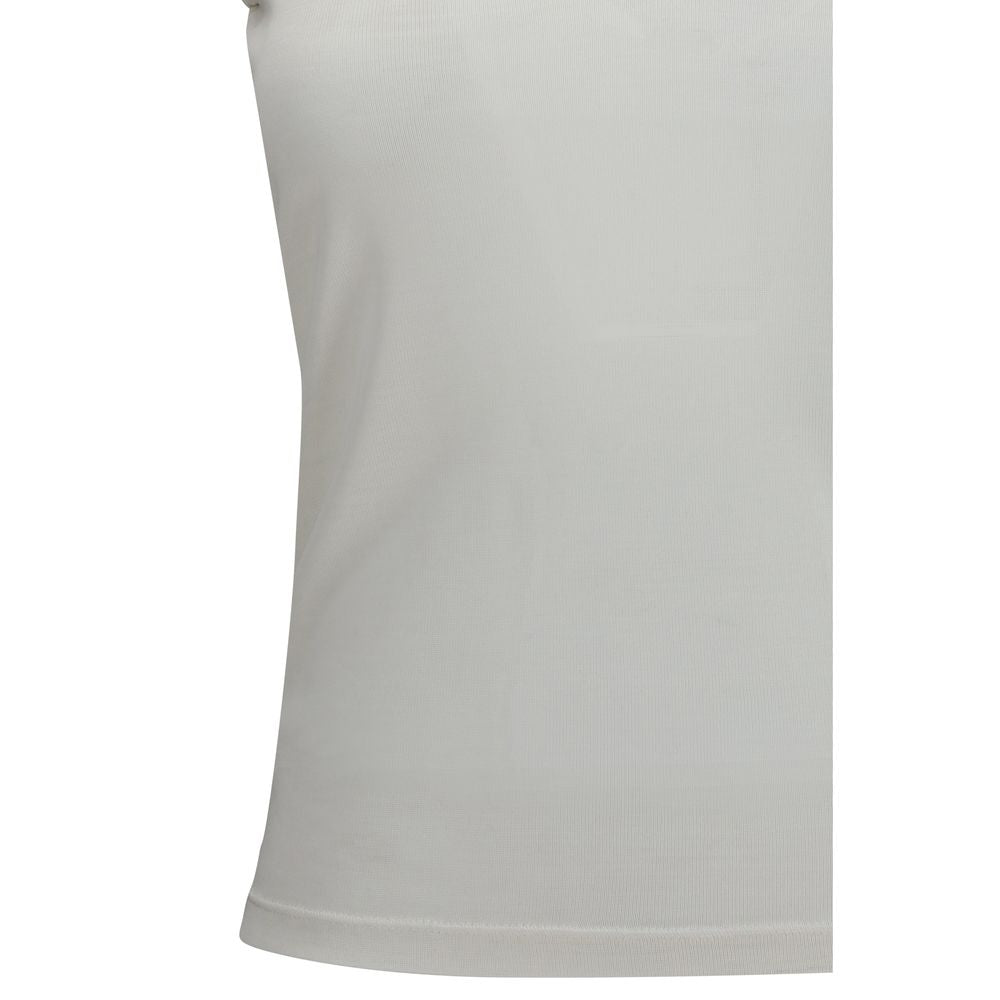 White Silk Tank Tops