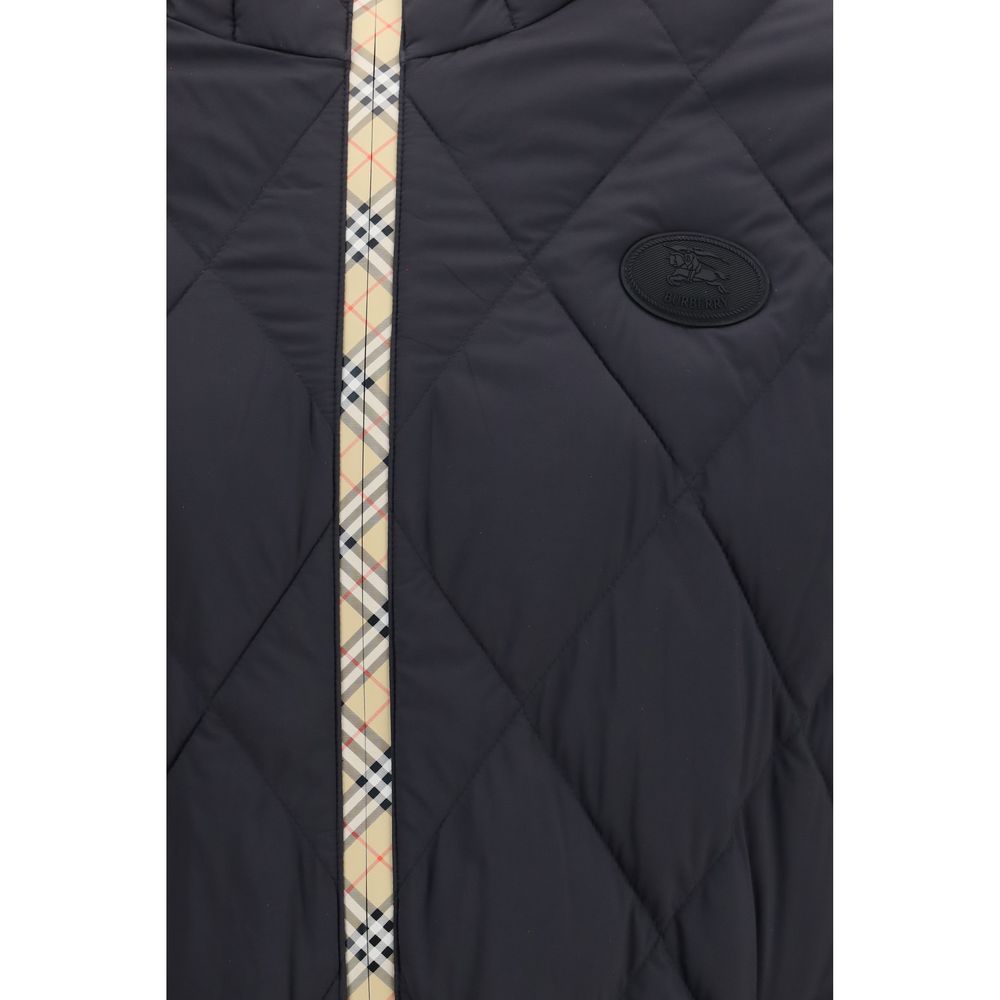 Black Nylon Full-Length Jacket