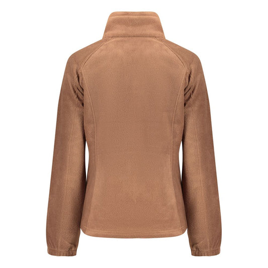 Brown Polyester Women's Sweatshirt