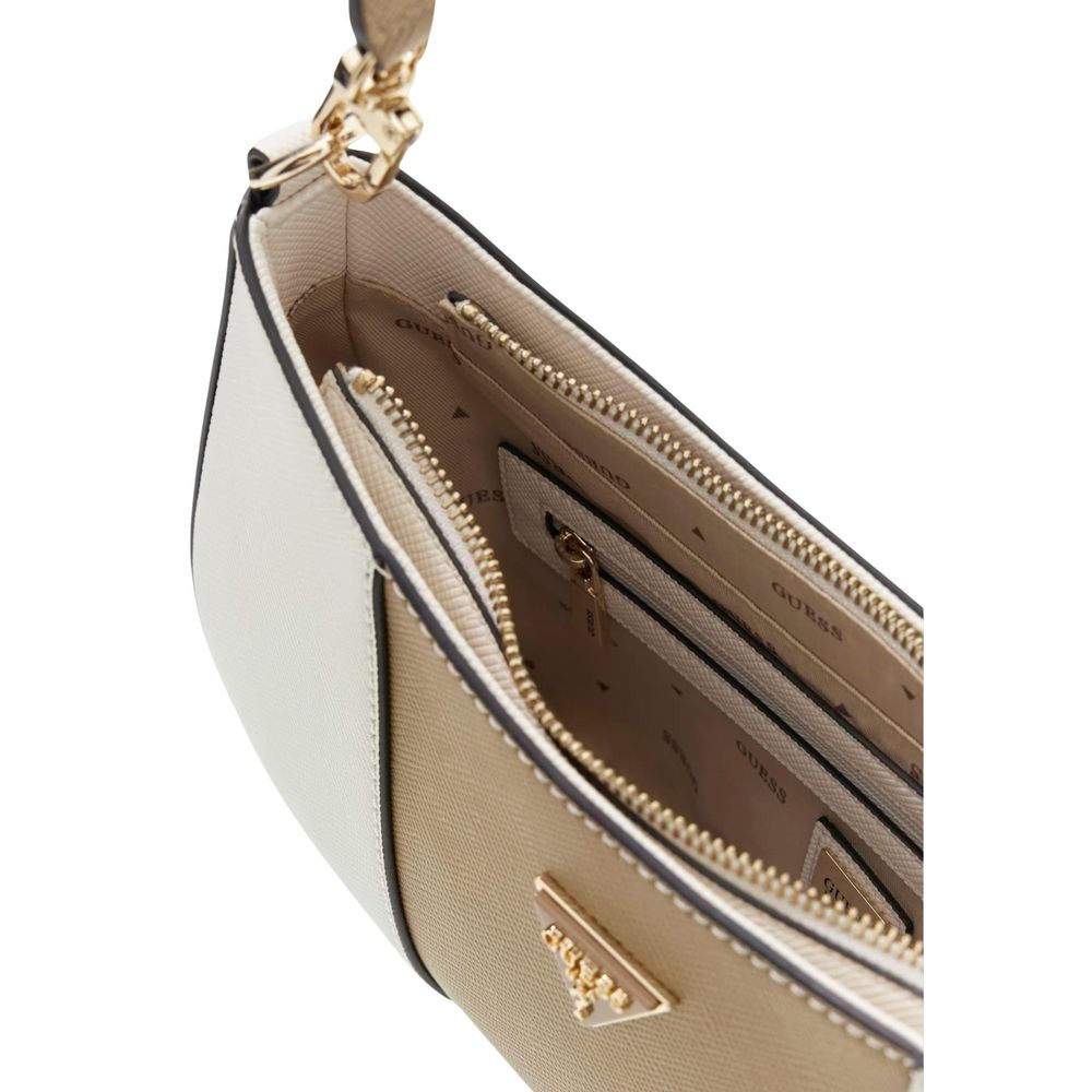 Beige Polyethylene Handbag