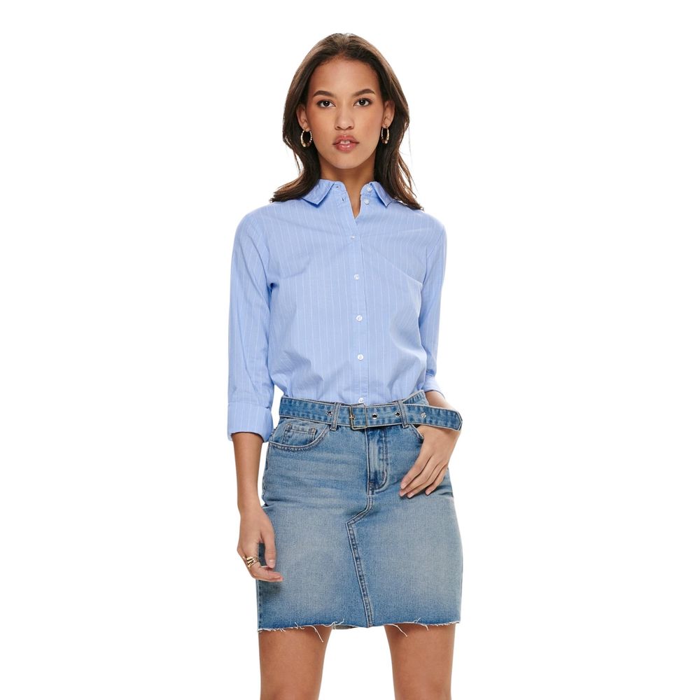 Blue Cotton Blouse