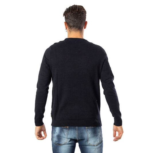 Black Cotton Sweatshirt