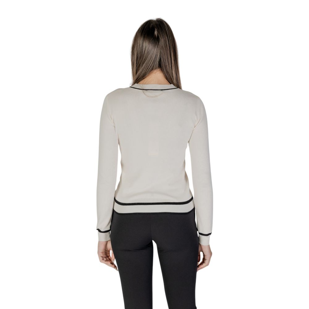 Cream Viscose Cardigan