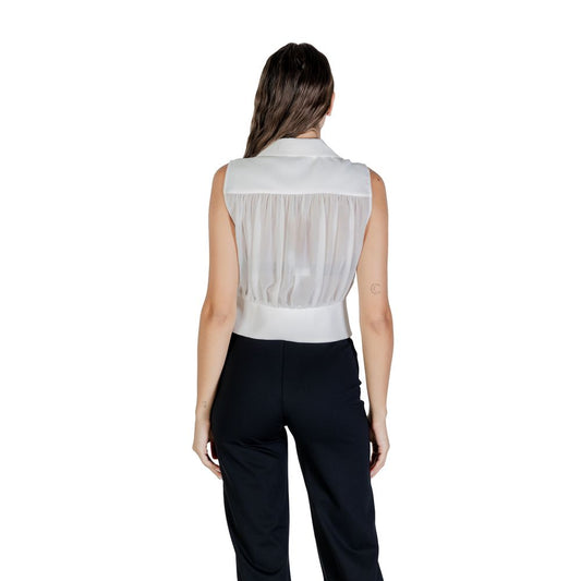 White Polyester Blouse
