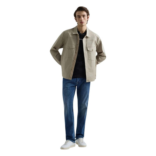 Blue Cotton Relaxed Fit Jeans