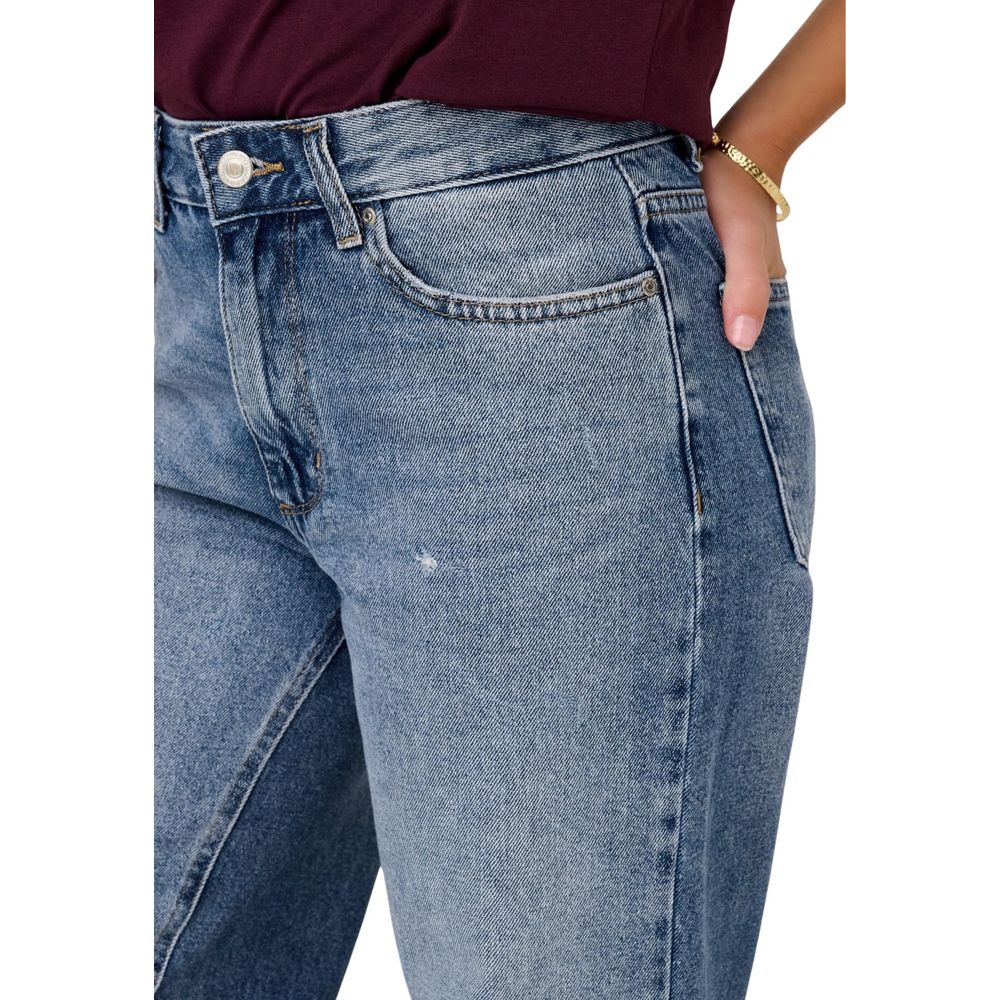 Blue Cotton Relaxed Fit Jeans