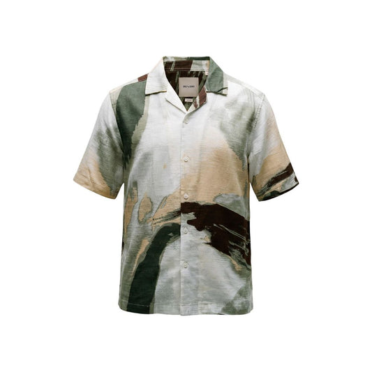 Bicolor Viscose Shortsleeve Shirt