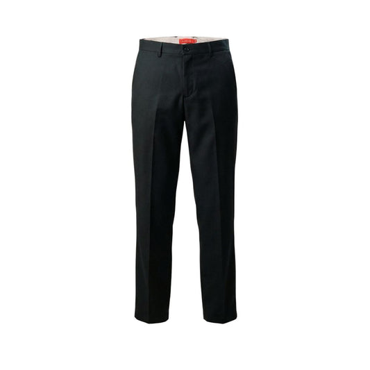 Black Polyester Skinny Pants