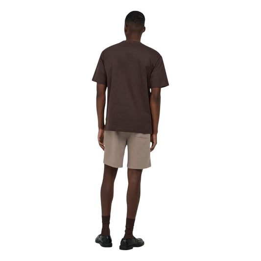 Beige Recycled Polyester Bermuda Shorts