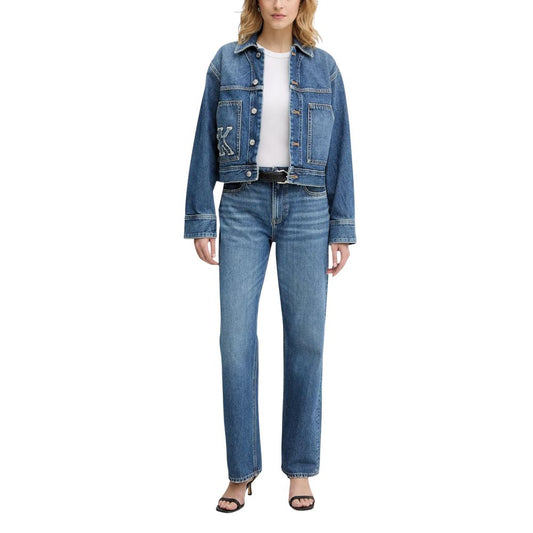 Blue Cotton Denim Jacket
