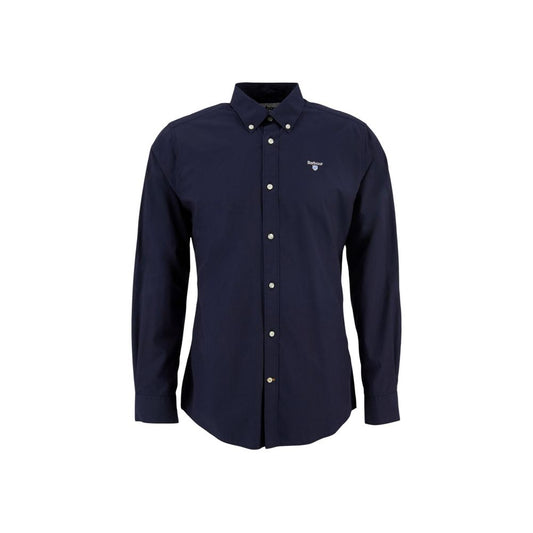 Blue Cotton Dress Shirt