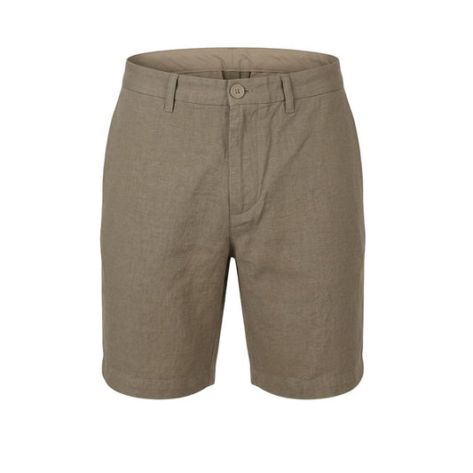 Green Cotton Bermuda Shorts