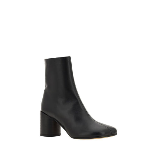 Black Lamb Ovis Aries Ankle Boots