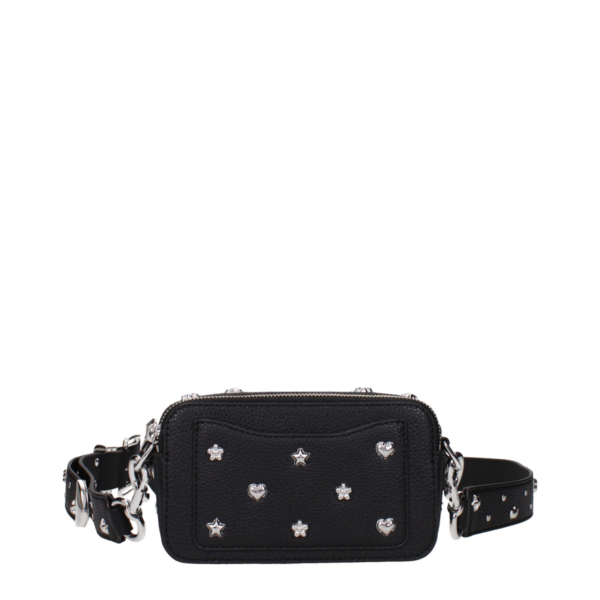 Black Leather Crossbody Bag