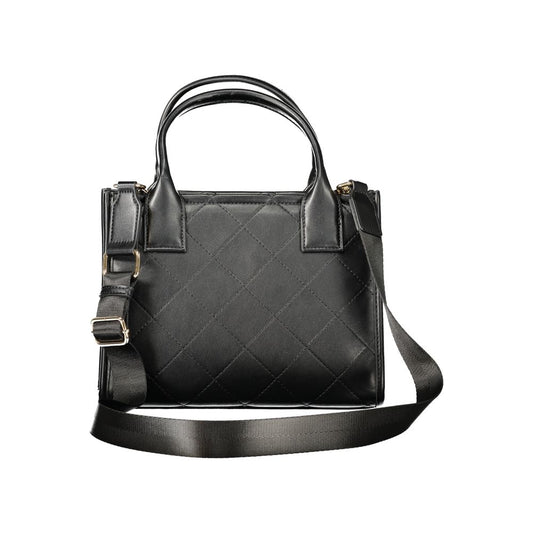 Black Polyurethane Women's Bag