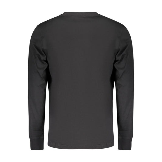 Black Cotton Men's T-Shirt