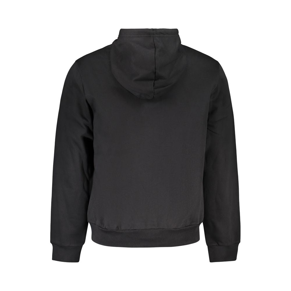 Black Cotton Men's Sweatshirt