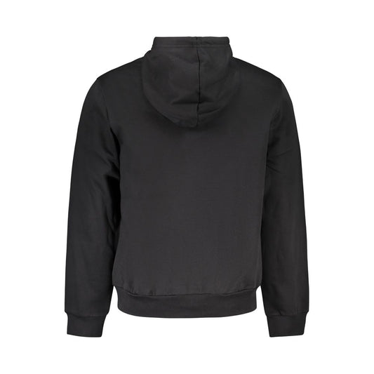 Black Cotton Men's Sweatshirt
