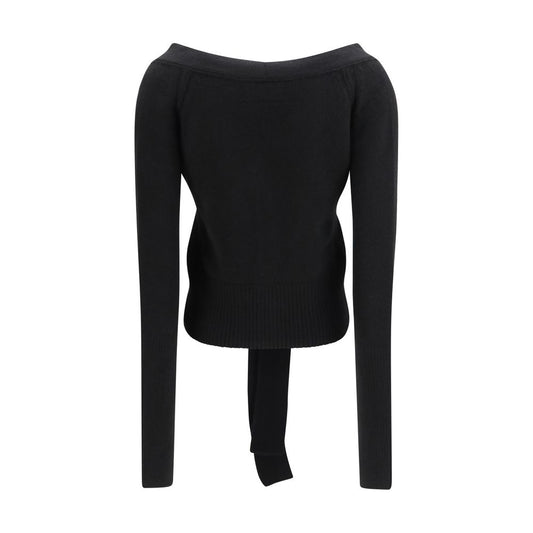 Black Cashmere Cardigan