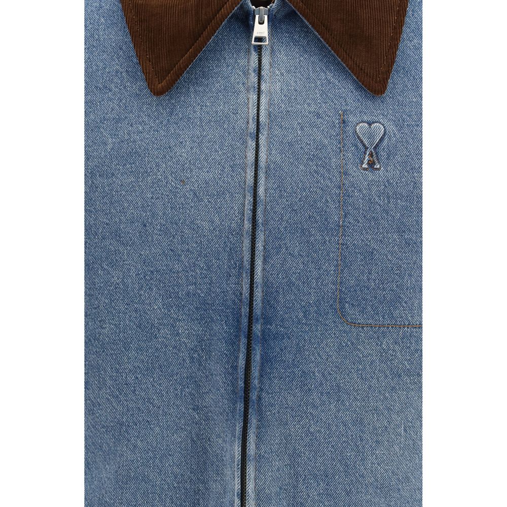 Blue Cotton Denim Jacket