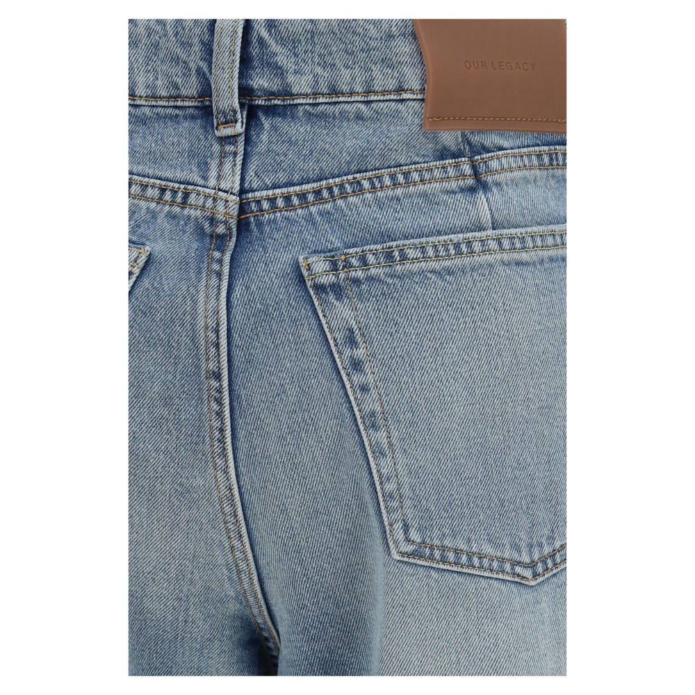 Blue Cotton Jeans Denim