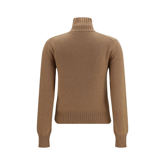 Brown Cashmere Turtleneck