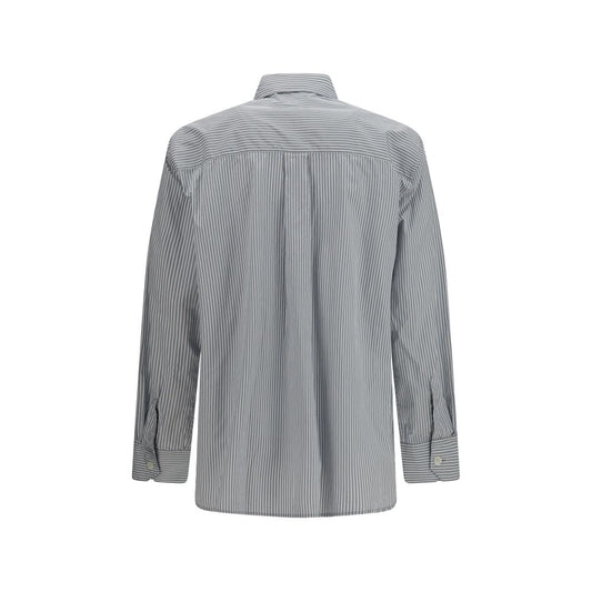 Gray Cotton Pattern Shirt