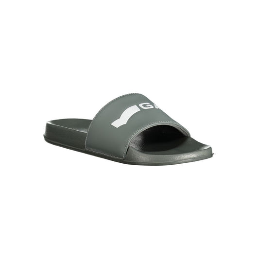 Gray Polyurethane Men's Sandal