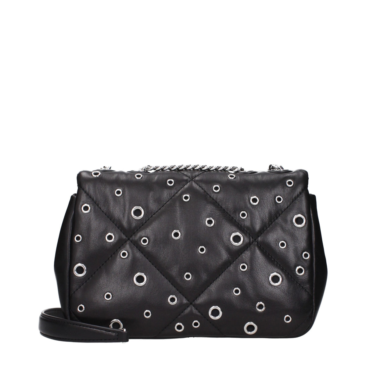 Black Leather Crossbody Bag